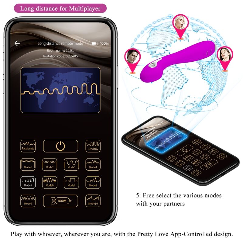 PRETTY LOVE - HECTOR ELECTROSHOCK VIBRATOR FREE APP VIOLET - My naughty haven #