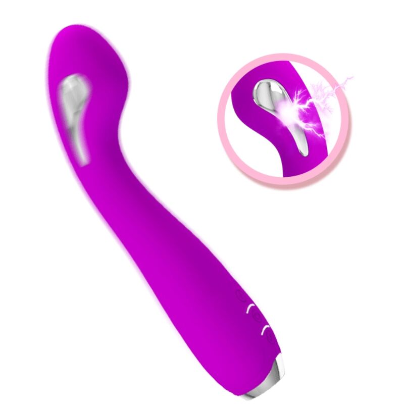 PRETTY LOVE - HECTOR RECHARGEABLE ELECTROSHOCK VIBRATOR WATERPROOF PURPLE - My naughty haven #