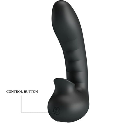PRETTY LOVE - HOBGOBLIN VIBRATING FINGER CASE 12 VIBRATIONS + CLITORIS STIMULATOR BLACK - My naughty haven #