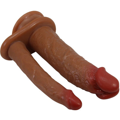 PRETTY LOVE - HULBERT DOUBLE REALISTIC DILDO WITH VIBRATION MULATO - My naughty haven #