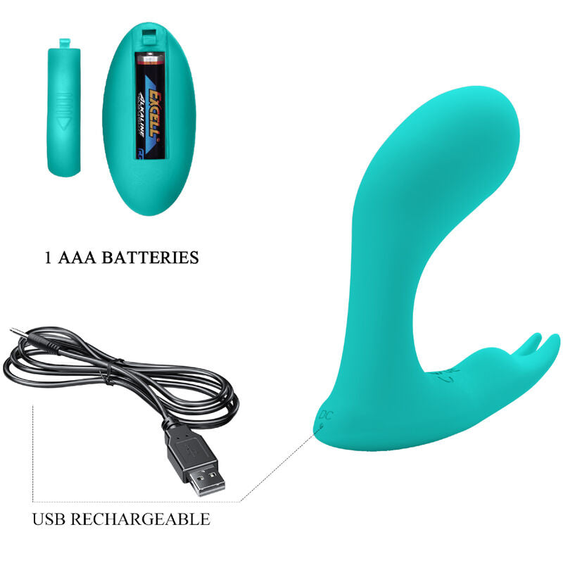 PRETTY LOVE - IDABELLE VIBRATION & PULSATION REMOTE CONTROL BLUE - My naughty haven #