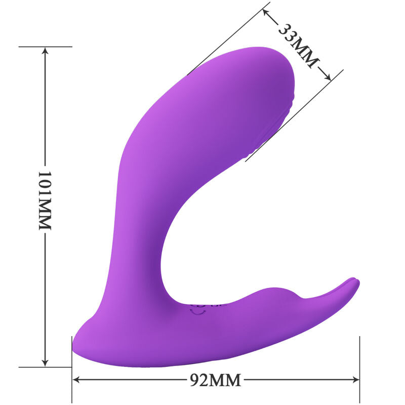 PRETTY LOVE - IDABELLE VIBRATION & PULSATION REMOTE CONTROL VIOLET - My naughty haven #