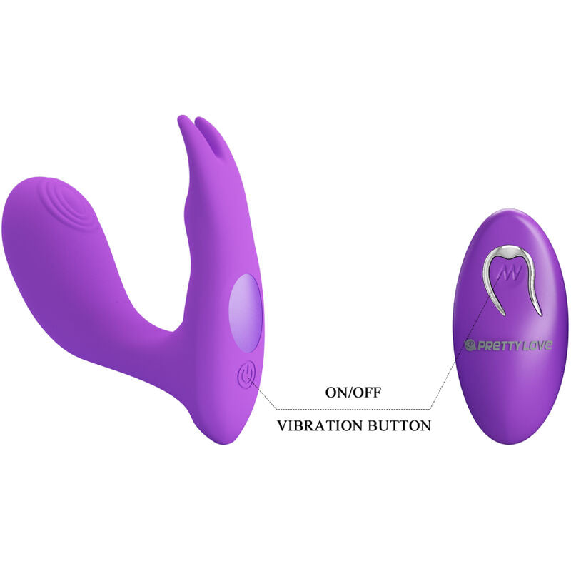 PRETTY LOVE - IDABELLE VIBRATION & PULSATION REMOTE CONTROL VIOLET - My naughty haven #