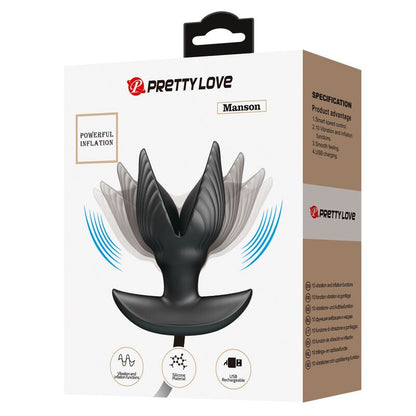PRETTY LOVE - INFLATABLE & RECHARGEABLE ANAL PLUG - My naughty haven #
