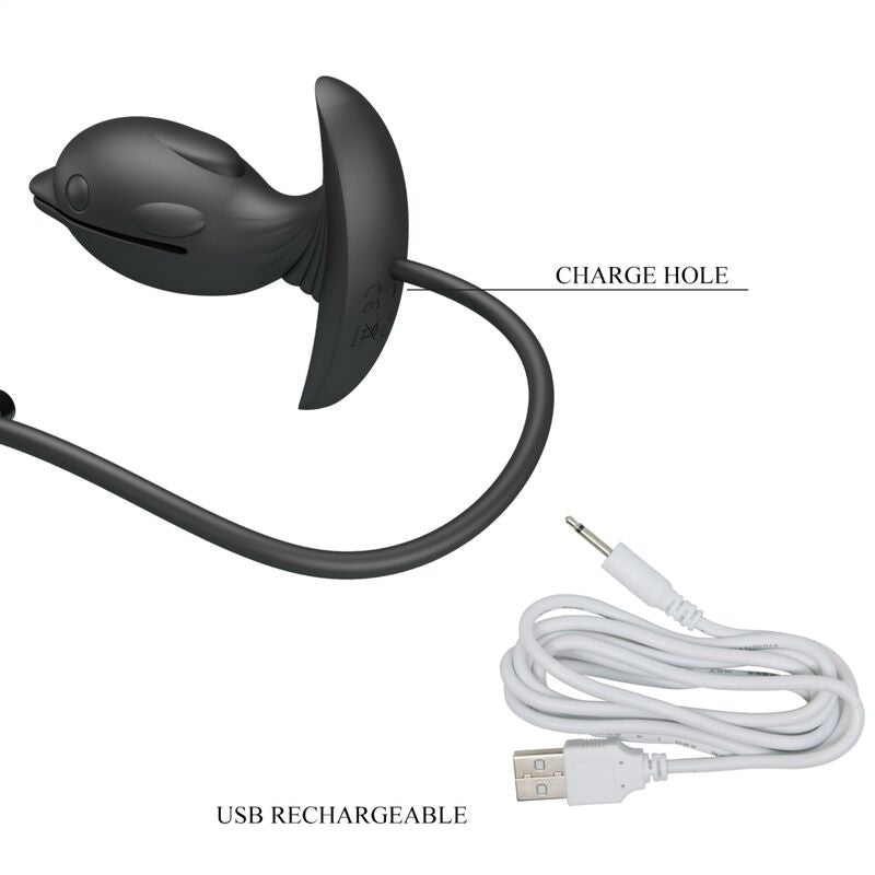 PRETTY LOVE - INFLATABLE & RECHARGEABLE DELFIN ANAL PLUG - My naughty haven #