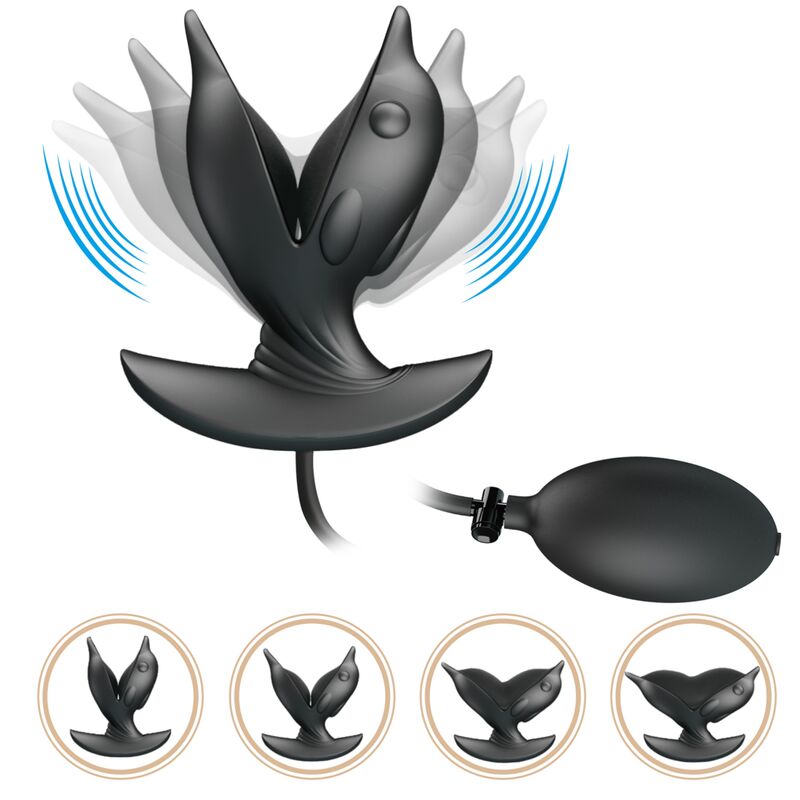 PRETTY LOVE - INFLATABLE & RECHARGEABLE DELFIN ANAL PLUG - My naughty haven #