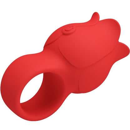 PRETTY LOVE - JAE ROSE SHAPED FINGER VIBRATOR 10 VIBRATIONS RED - My naughty haven #