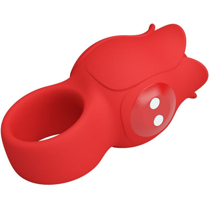 PRETTY LOVE - JAE ROSE SHAPED FINGER VIBRATOR 10 VIBRATIONS RED - My naughty haven #