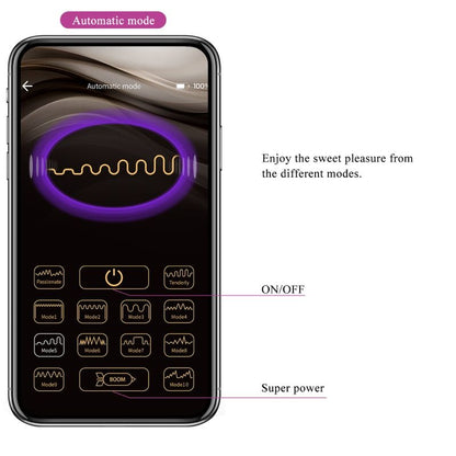 PRETTY LOVE - JAYLEEN VIBRATOR APP REMOTE CONTROL PURPLE - My naughty haven #