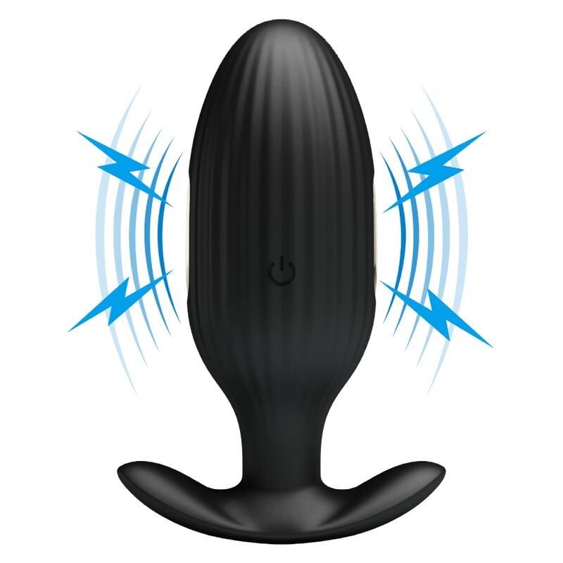 PRETTY LOVE - JEFFERSON APP CONTROLLED ANAL PLUG BLACK - My naughty haven #