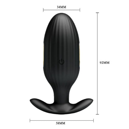PRETTY LOVE - JEFFERSON APP CONTROLLED ANAL PLUG BLACK - My naughty haven #
