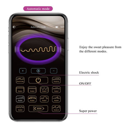 PRETTY LOVE - JEFFERSON APP CONTROLLED ANAL PLUG BLACK - My naughty haven #