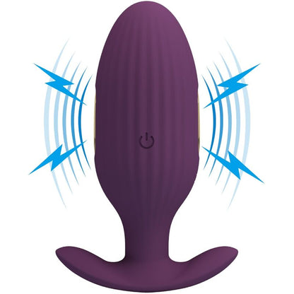PRETTY LOVE - JEFFERSON APP CONTROLLED ANAL PLUG PURPLE - My naughty haven #