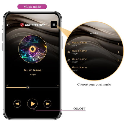 PRETTY LOVE - JEFFERSON APP CONTROLLED ANAL PLUG PURPLE - My naughty haven #