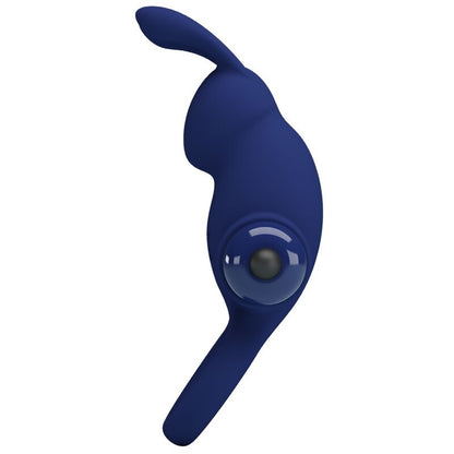 PRETTY LOVE - JIRO RABBIT RING WITH VIBRATION BLUE - My naughty haven #