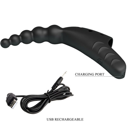 PRETTY LOVE - JORDIN FINGER VIBRATOR 10 VIBRATIONS BLACK - My naughty haven #