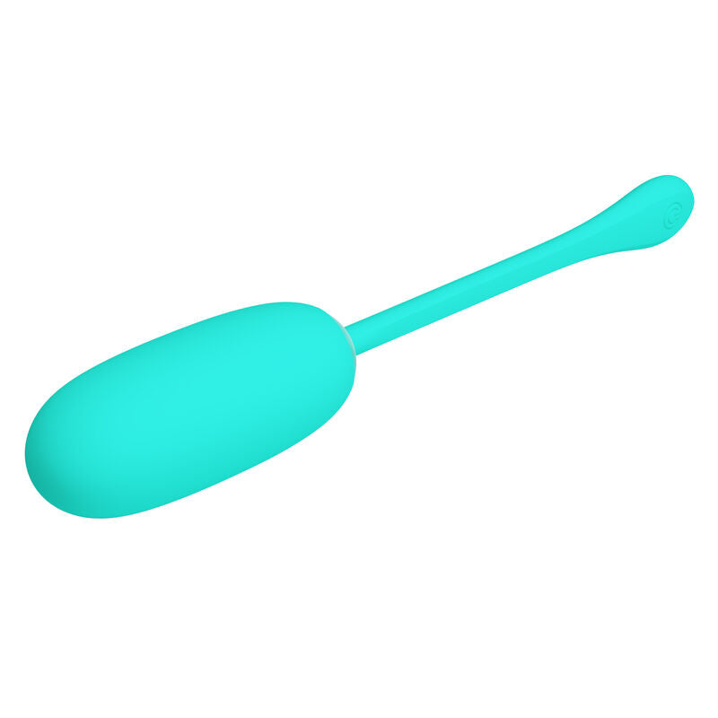 PRETTY LOVE - JULIUS WATERPROOF-RECHARGEABLE VIBRATING EGG AQUA GREEN - My naughty haven #