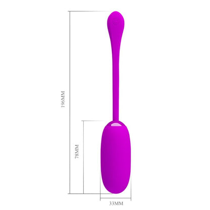 PRETTY LOVE - JULIUS WATERPROOF-RECHARGEABLE VIBRATING EGG PURPLE - My naughty haven #