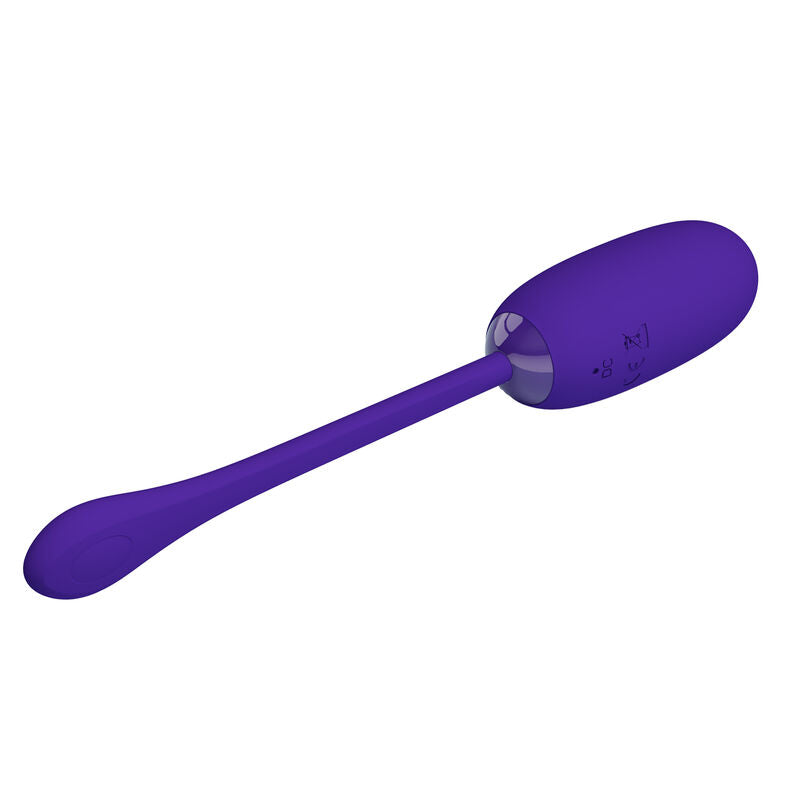 PRETTY LOVE - JULIUS WATERPROOF-RECHARGEABLE VIBRATING EGG PURPLE - My naughty haven #