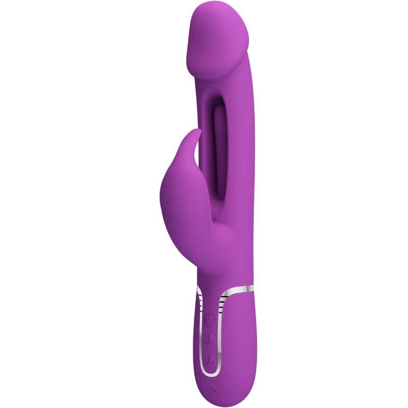 PRETTY LOVE - KAMPAS 3 IN 1 MULTIFUNCTION RABBIT VIBRATOR  PURPLE - My naughty haven #