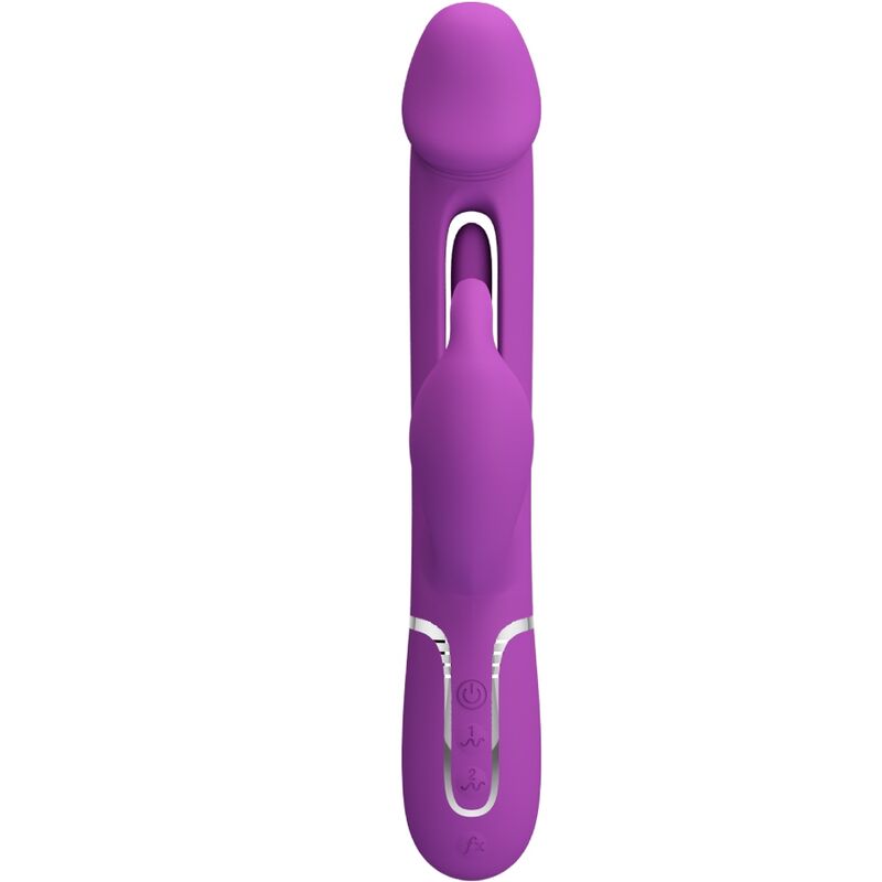 PRETTY LOVE - KAMPAS 3 IN 1 MULTIFUNCTION RABBIT VIBRATOR  PURPLE - My naughty haven #