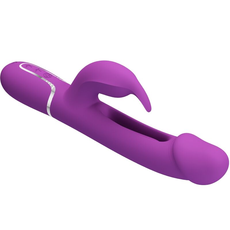 PRETTY LOVE - KAMPAS 3 IN 1 MULTIFUNCTION RABBIT VIBRATOR  PURPLE - My naughty haven #