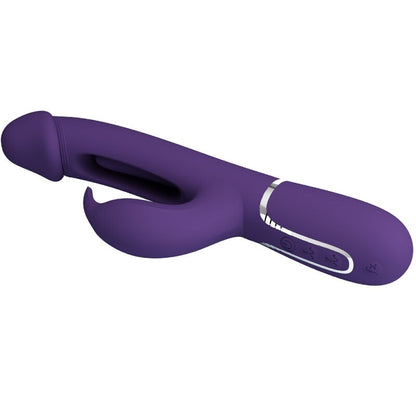 PRETTY LOVE - KAMPAS RABBIT 3 IN 1 MULTIFUNCTION VIBRATOR WITH TONGUE VIOLET - My naughty haven #