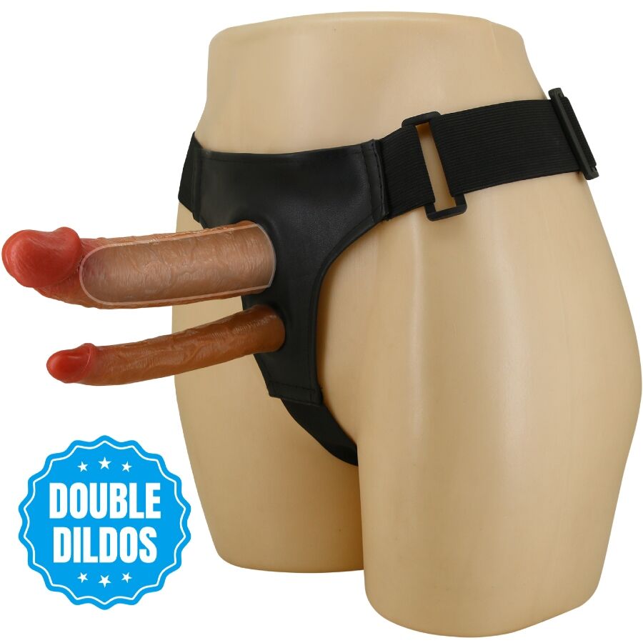 PRETTY LOVE - KEAVEN HARNESS BRIEFS UNIVERSAL & COMFORTABLE DOUBLE DILDO - My naughty haven #