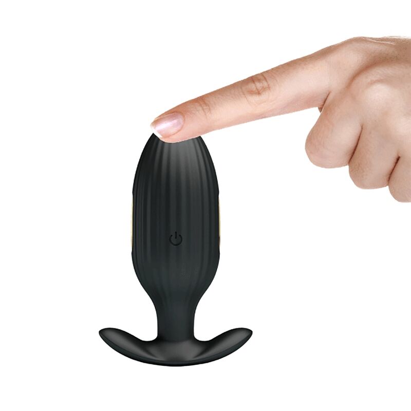 PRETTY LOVE - KELLY PLUG ANAL RECHARGEABLE VIBRATOR BLACK - My naughty haven #