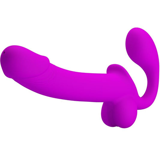 PRETTY LOVE - KELPIE DOUBLE STRAP-ON STIMULATOR PURPLE - My naughty haven #