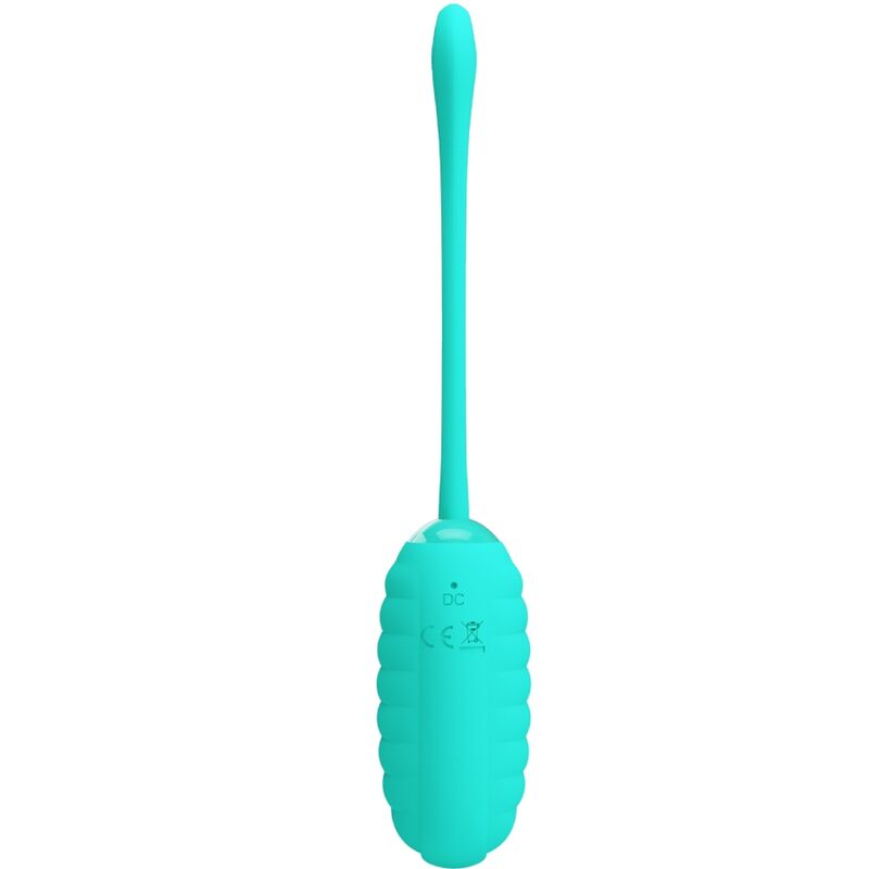 PRETTY LOVE - KIRK RECHARGEABLE VIBRATING EGG AQUA GREEN - My naughty haven #