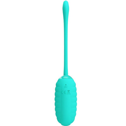 PRETTY LOVE - KIRK RECHARGEABLE VIBRATING EGG AQUA GREEN - My naughty haven #