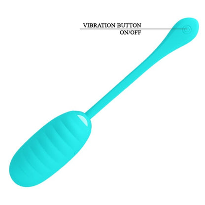 PRETTY LOVE - KIRK RECHARGEABLE VIBRATING EGG LIGHT GREEN - My naughty haven #