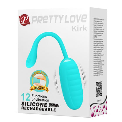 PRETTY LOVE - KIRK RECHARGEABLE VIBRATING EGG LIGHT GREEN - My naughty haven #