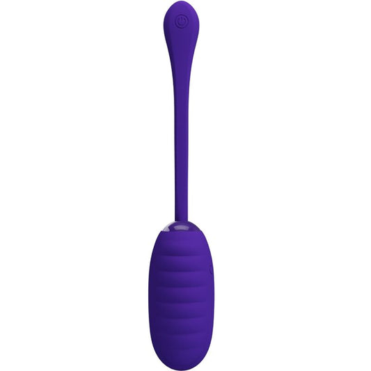 PRETTY LOVE - KIRK RECHARGEABLE VIBRATING EGG PURPLE - My naughty haven #