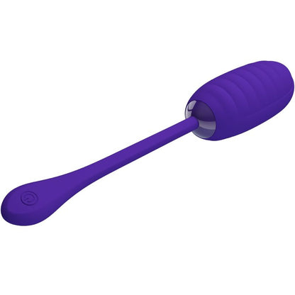 PRETTY LOVE - KIRK RECHARGEABLE VIBRATING EGG PURPLE - My naughty haven #