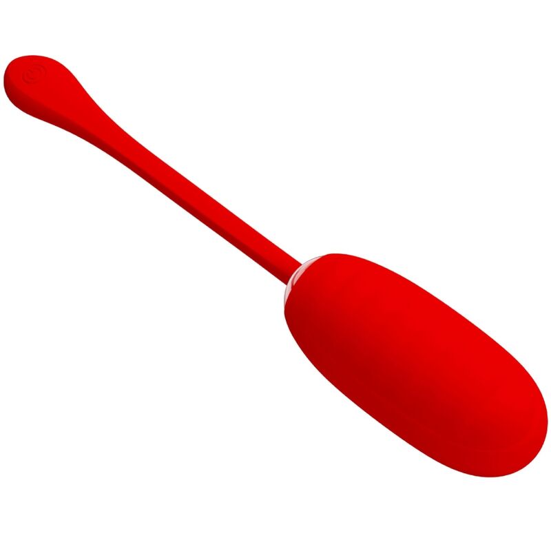 PRETTY LOVE - KIRK RECHARGEABLE VIBRATING EGG RED - My naughty haven #