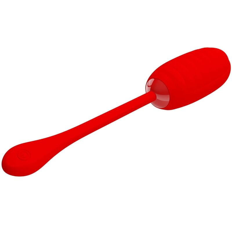 PRETTY LOVE - KIRK RECHARGEABLE VIBRATING EGG RED - My naughty haven #