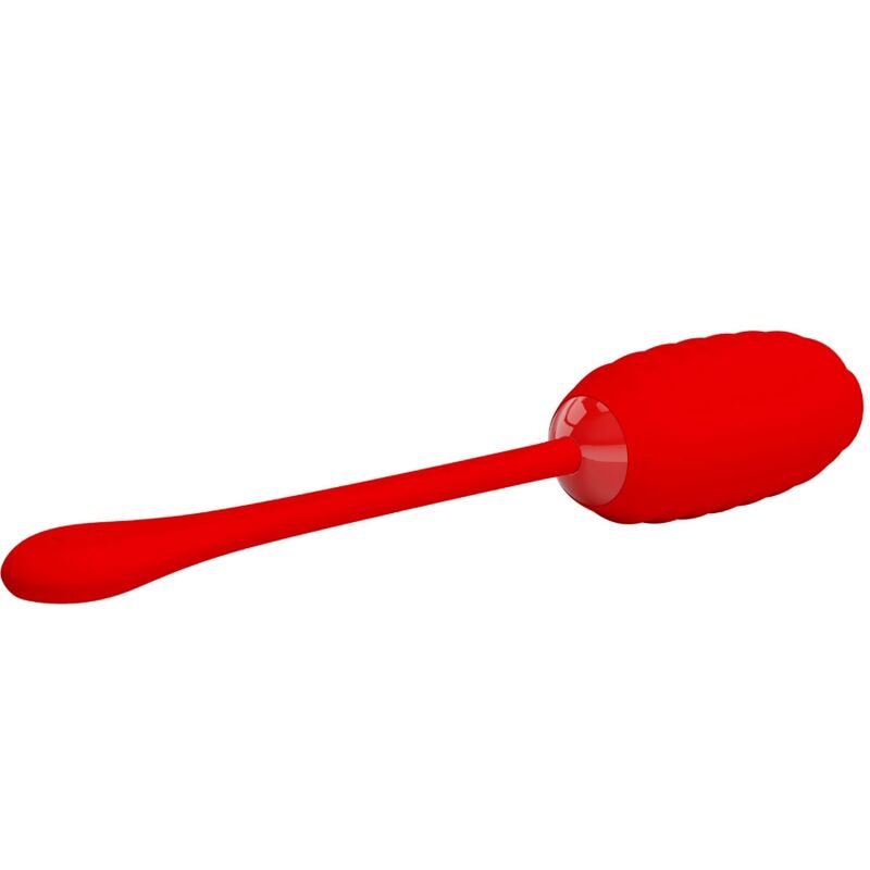 PRETTY LOVE - KIRK RECHARGEABLE VIBRATING EGG RED - My naughty haven #