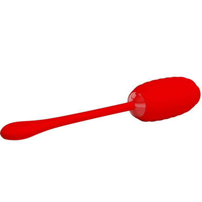 PRETTY LOVE - KIRK RECHARGEABLE VIBRATING EGG RED - My naughty haven #