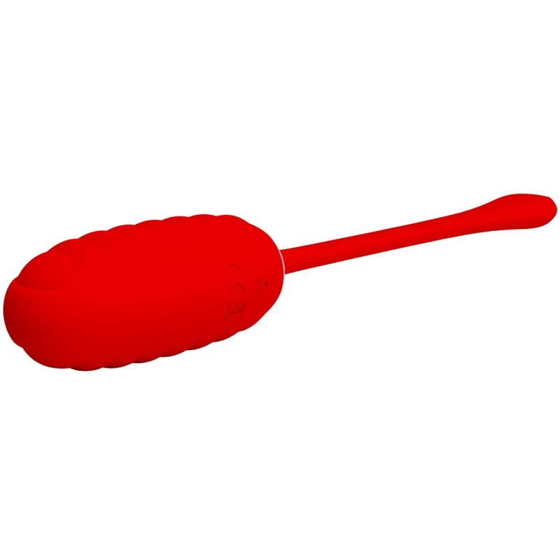 PRETTY LOVE - KIRK RECHARGEABLE VIBRATING EGG RED - My naughty haven #