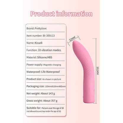 PRETTY LOVE - KISELL G-SPOT PINK VIBRATOR - My naughty haven #