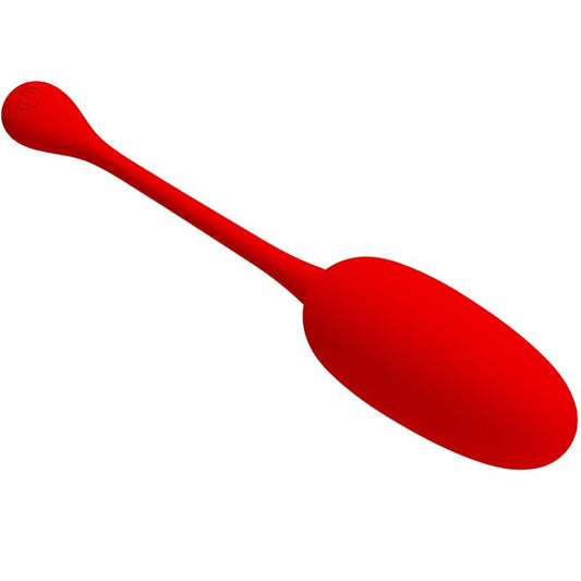 PRETTY LOVE - KNUCKER RED RECHARGEABLE VIBRATING EGG - My naughty haven #