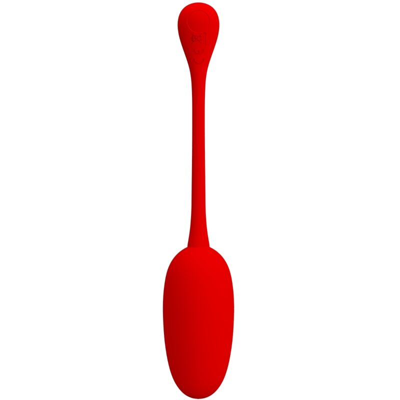 PRETTY LOVE - KNUCKER RED RECHARGEABLE VIBRATING EGG - My naughty haven #