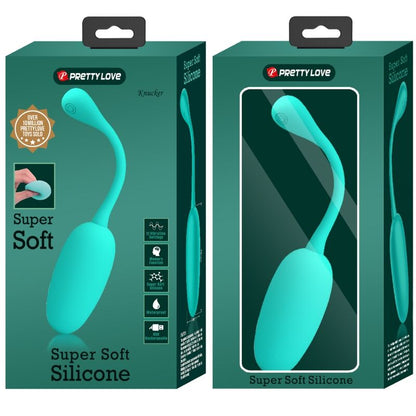 PRETTY LOVE - KNUCKER WATER GREEN RECHARGEABLE VIBRATING EGG - My naughty haven #