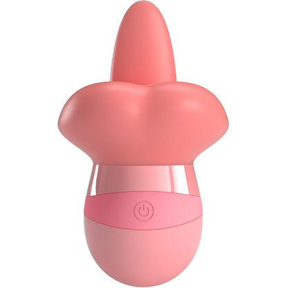 PRETTY LOVE - KYLEE TONGUE CLITORIS STIMULATOR 10 VIBRATIONS NUDE PINK - My naughty haven #