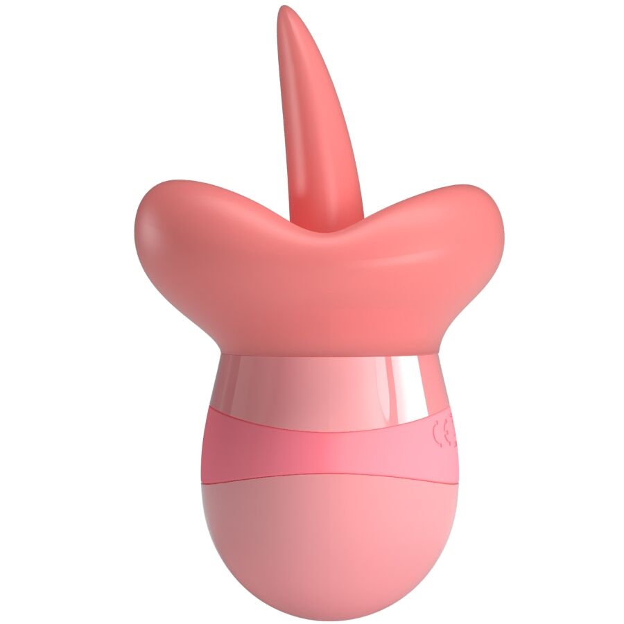 PRETTY LOVE - KYLEE TONGUE CLITORIS STIMULATOR 10 VIBRATIONS NUDE PINK - My naughty haven #