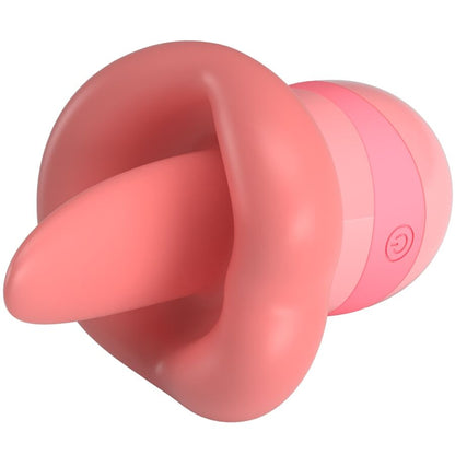 PRETTY LOVE - KYLEE TONGUE CLITORIS STIMULATOR 10 VIBRATIONS NUDE PINK - My naughty haven #