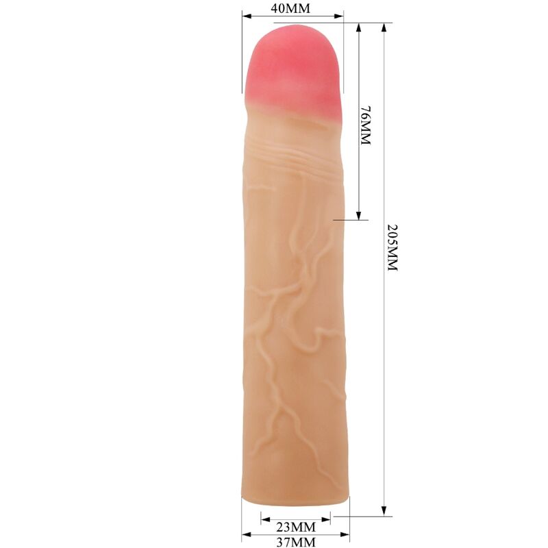 PRETTY LOVE - KYLIAN PENIS EXTENDER COVER FLESH - My naughty haven #
