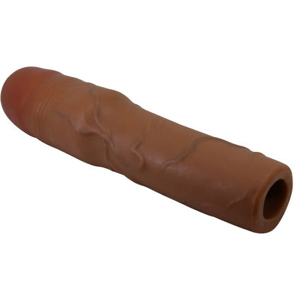 PRETTY LOVE - KYLIAN PENIS SLEEVE WITH 7.6 CM EXTENSION MULATTO - My naughty haven #